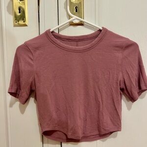 Lululemon Hold Tight Cropped T-Shirt